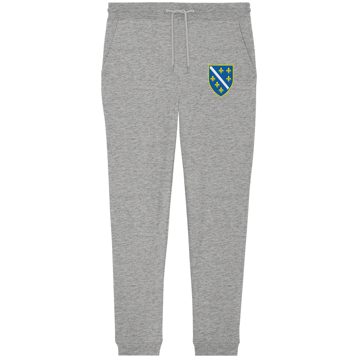 Bosnien Wappen Premium Bio Jogginghose mit Stickerei | Stanley/Stella – Unisex