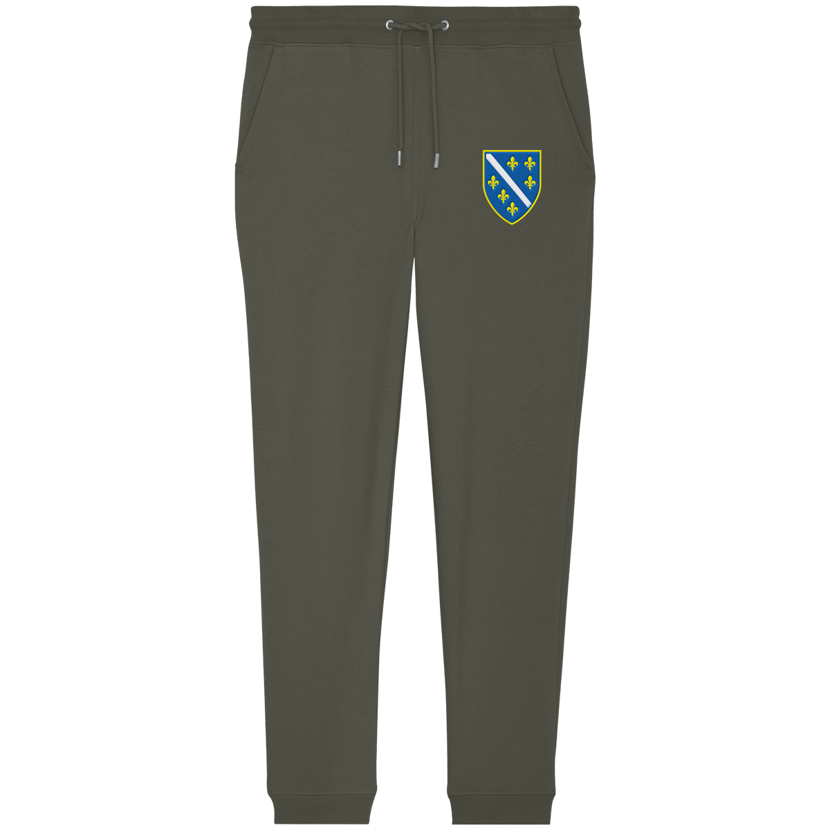 Bosnien Wappen Premium Bio Jogginghose mit Stickerei | Stanley/Stella – Unisex