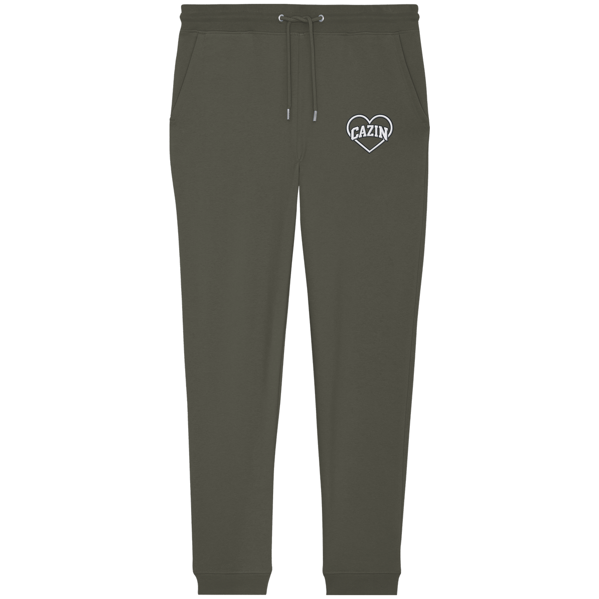 CAZIN Premium Bio Jogginghose mit Herz-Stickerei | Unisex