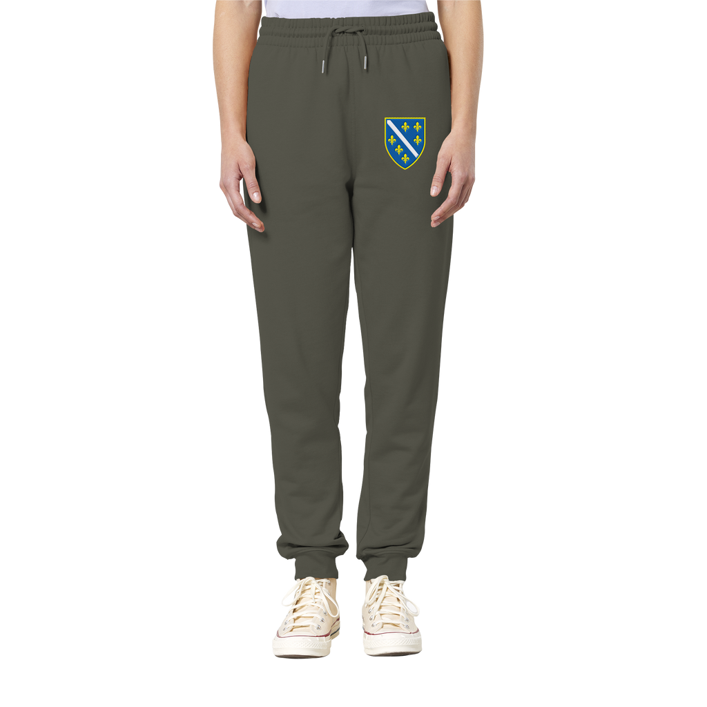 Premium organska jogging pantalone sa grbom Bosne i Hercegovine i vezom | Stanley/Stella – Unisex