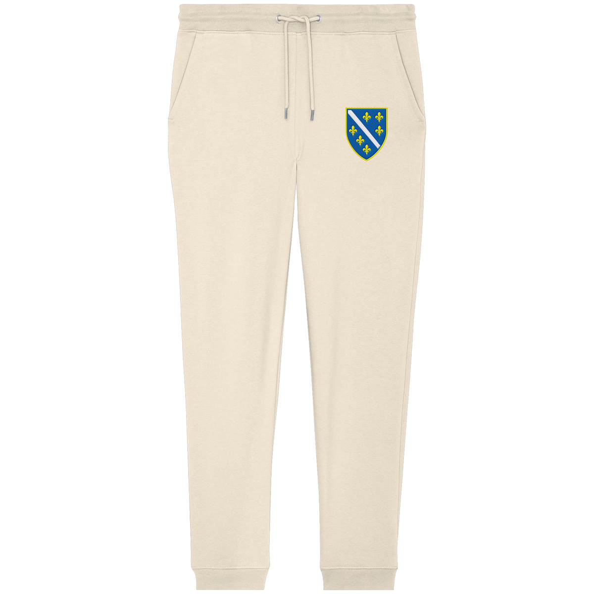 Bosnien Wappen Premium Bio Jogginghose mit Stickerei | Stanley/Stella – Unisex