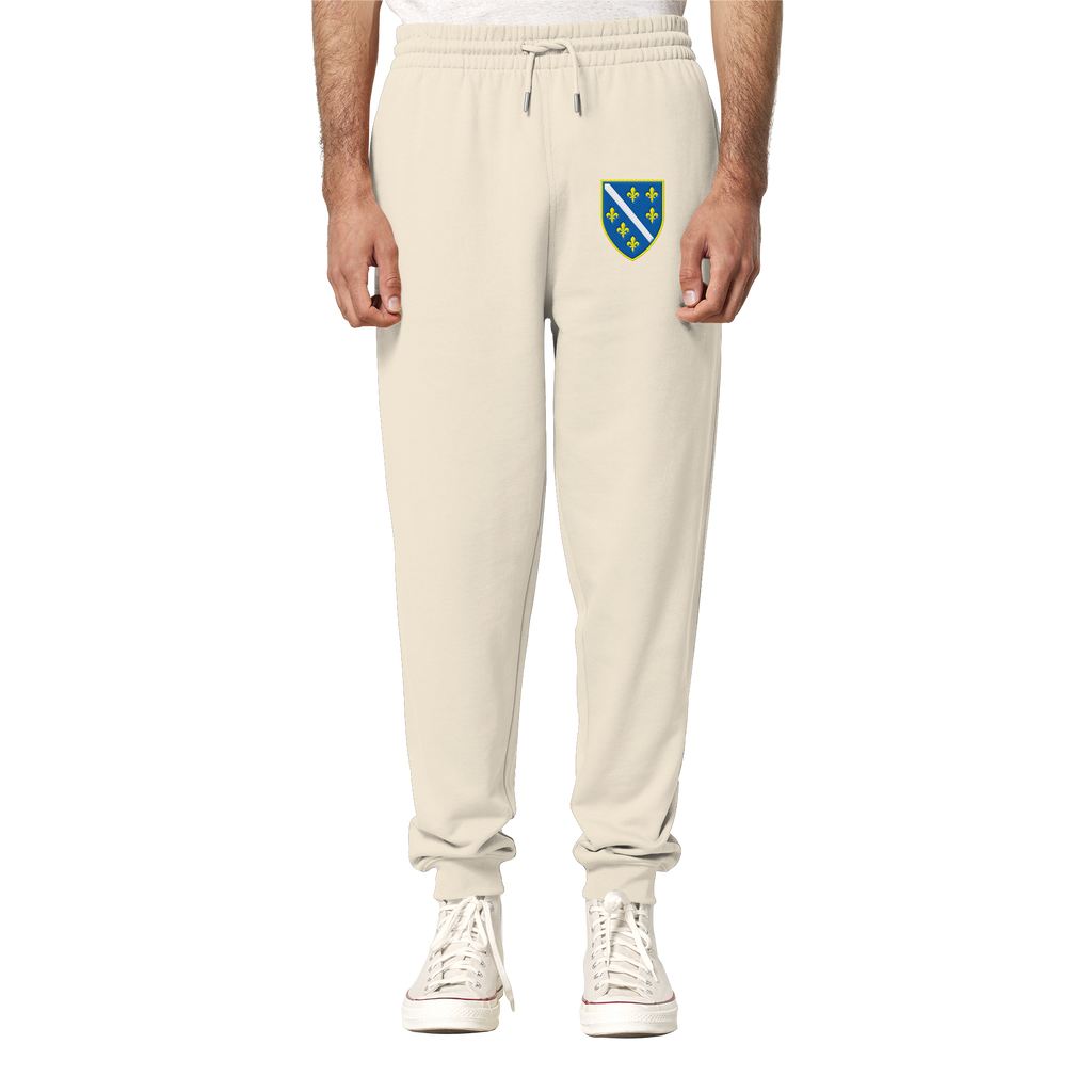 Premium organska jogging pantalone sa grbom Bosne i Hercegovine i vezom | Stanley/Stella – Unisex