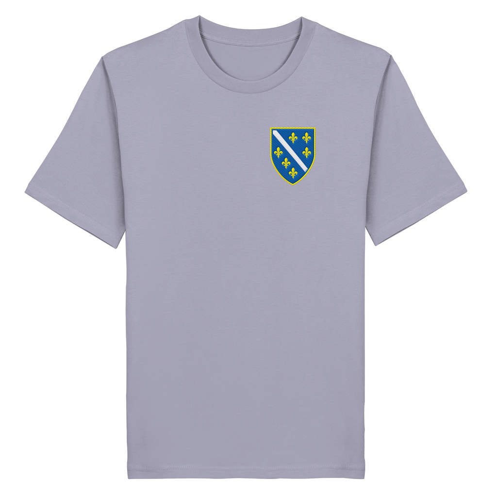 Premium organska majica s grbom Bosne i Hercegovine i vezom | Stanley/Stella – Unisex