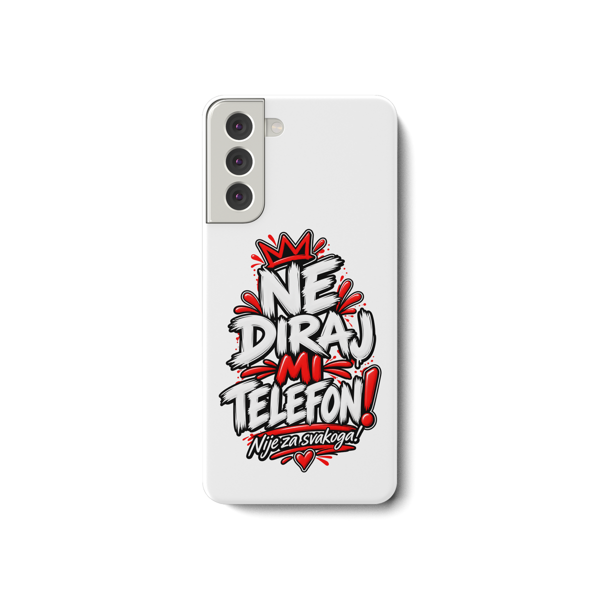 Handyhülle „NE DIRAJ MI TELEFON!“ – Lustige Balkan Smartphone-Hülle - Samsung Galaxy S21 Handyhülle