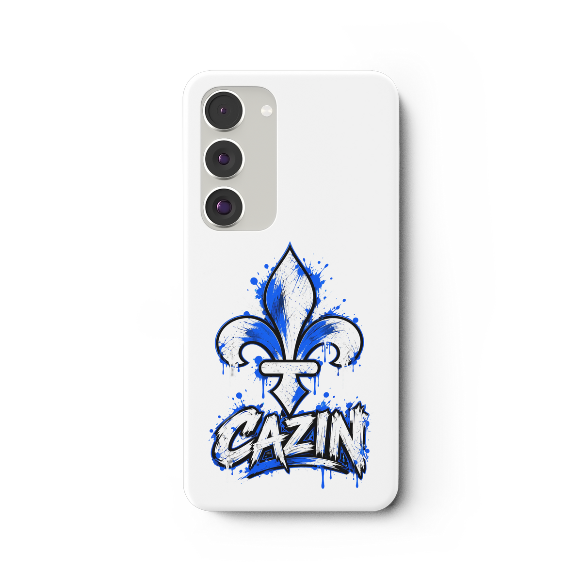 CAZIN Handyhülle – Bosnische Lilie im Graffiti-Design | Balkan Style - Samsung Galaxy S23 Plus Handyhülle