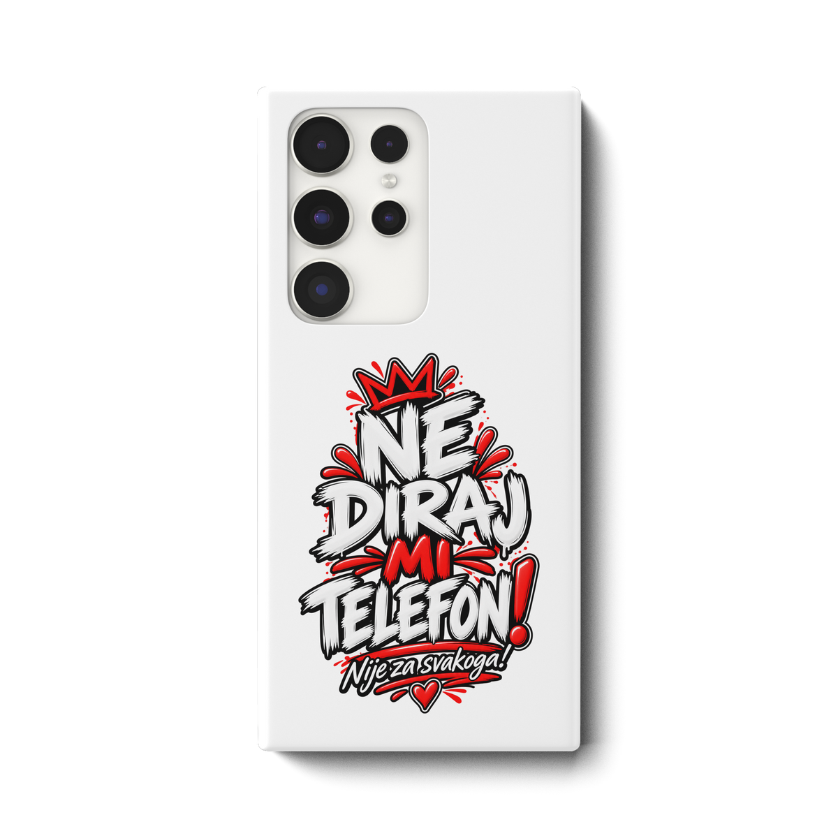 Handyhülle „NE DIRAJ MI TELEFON!“ – Lustige Balkan Smartphone-Hülle - Samsung Galaxy S23 Ultra Handyhülle