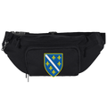 Bosnisches Wappen – Heimatliebe mit Stolz | Premium Stickerei - Shoulder Bag