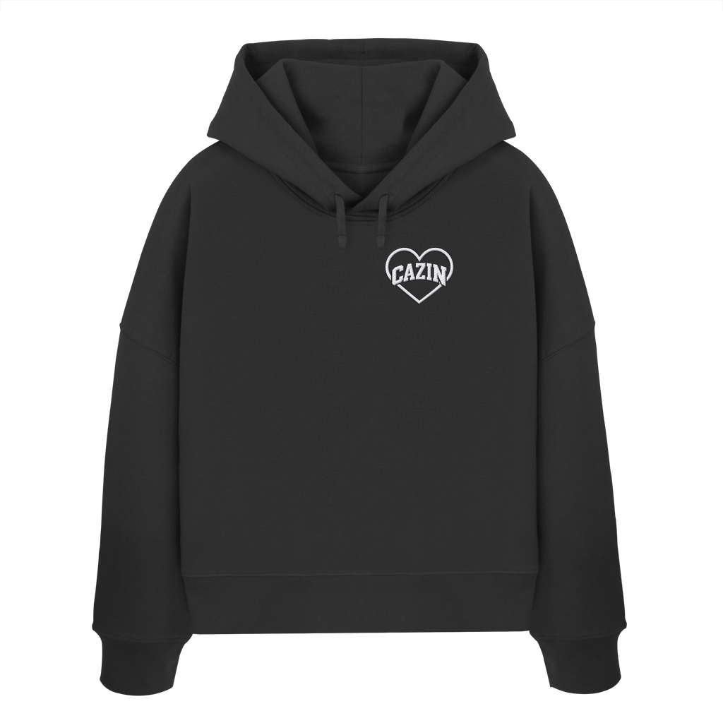 CAZIN IM HERZEN - Womens Organic Boxcut Hoodie
