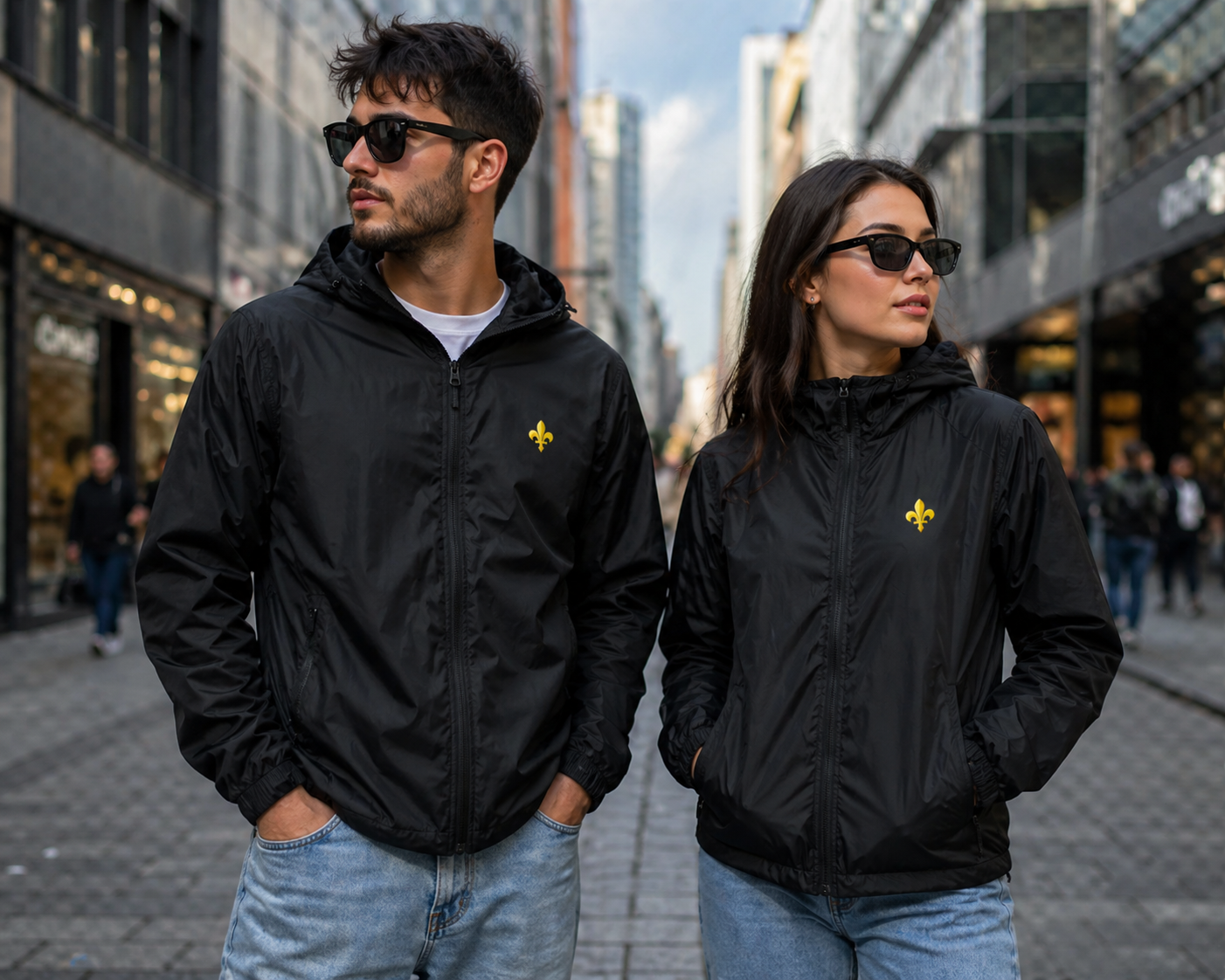 Windbreaker – Heart of Bosnia | Van Design | Double-Sided Print