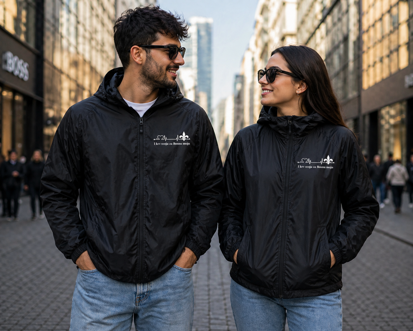 Windbreaker - For My Bosnia | Front Print