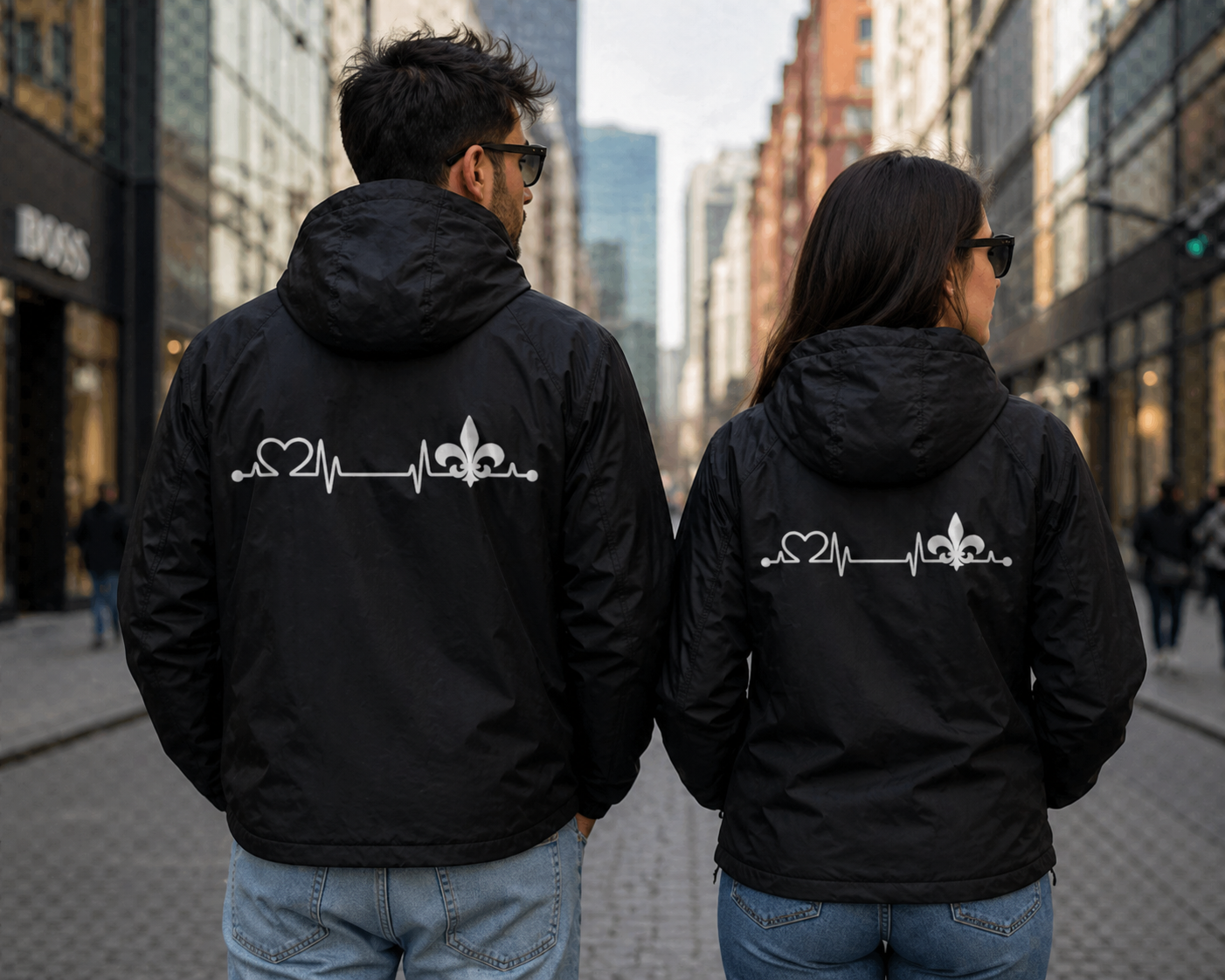 Windbreaker – Heart of Bosnia | Van Design | Double-Sided Print