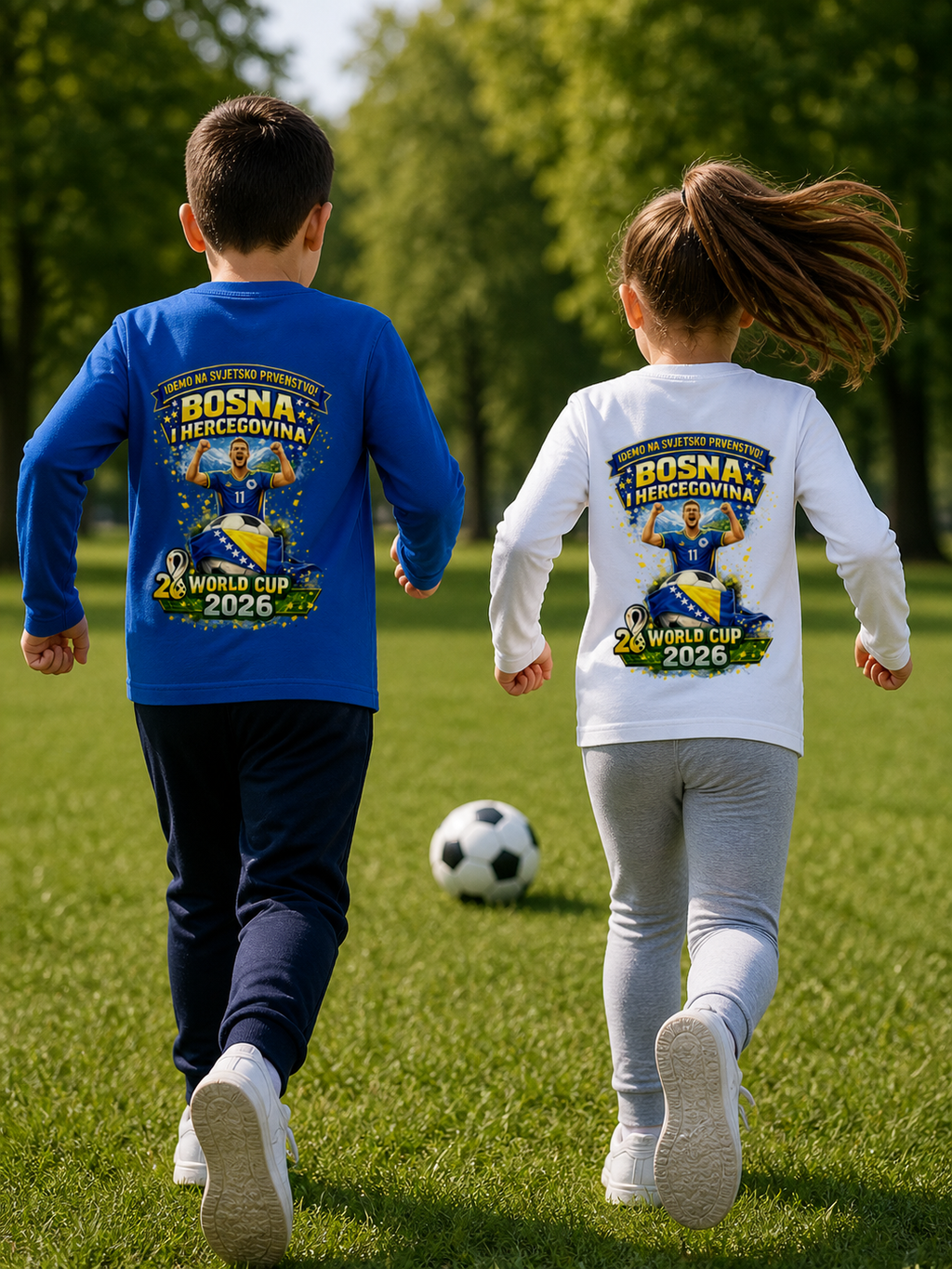 Kinder Sweatshirt – Bosnien | Design 01 | Rückenprint