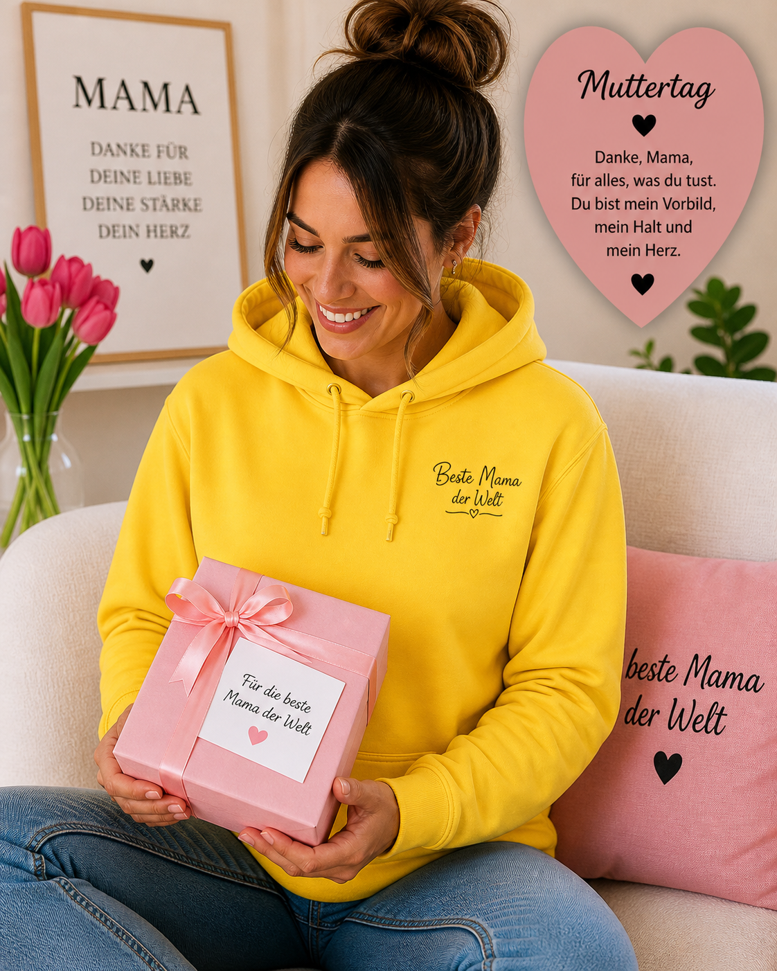 Women's Premium Organic Hoodie - Best Mom in the World